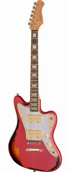 Harley Benton JA-60HA CA over SB forfra