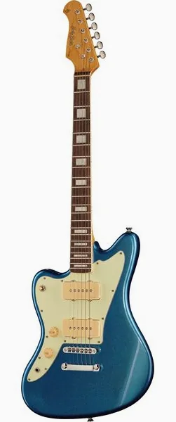 Harley Benton JA-60CC LH Lake Placid Blue forfra