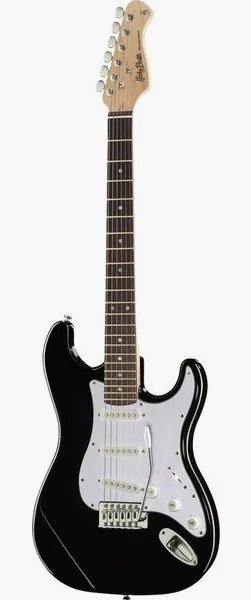 Harley Benton ST-20 BK Standard Series forfra