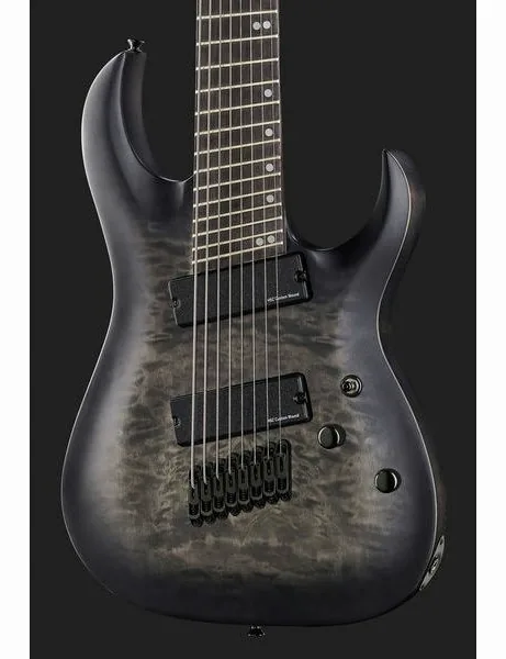 Harley Benton MultiScale-8 QBB, detalj 4