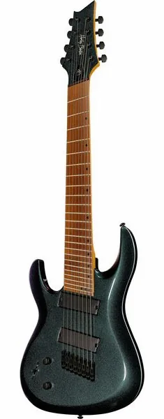 Harley Benton R-458FFB LH Roasted MultiScale forfra