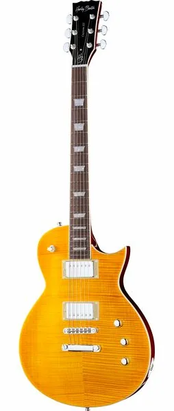 Harley Benton SC-Custom III Lemon Flame forfra