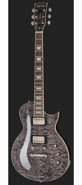 Harley Benton SC-Custom III Quilt Midnight, detalj 2