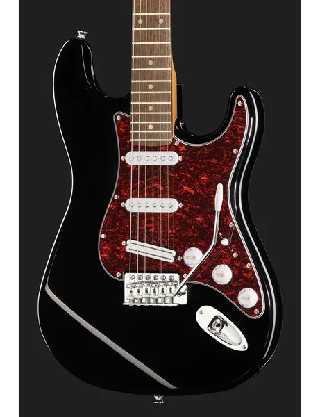 Harley Benton ST-62BK Hot Rod, detalj 4