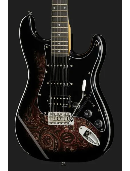 Harley Benton ST-70 Black Paisley, detalj 4
