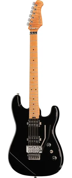 Harley Benton ST-80FR MN HH Black forfra