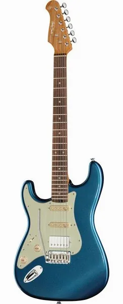 Harley Benton ST-Modern HSS LH LPB forfra