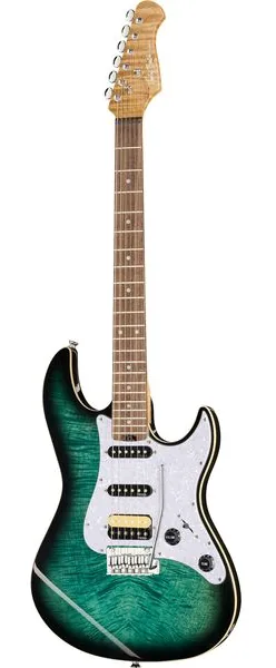 Harley Benton ST-Modern Plus HSS FBLB forfra