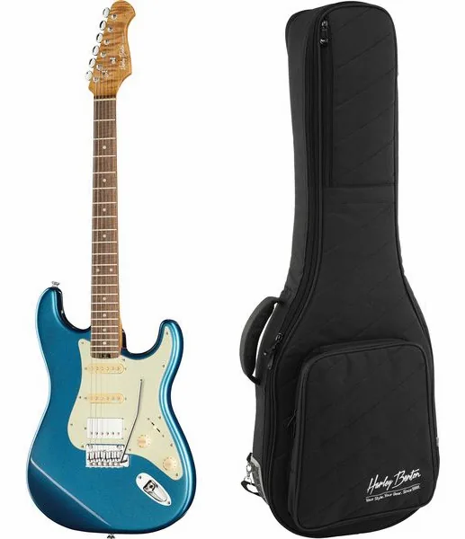 Harley Benton ST-Modern Plus HSS LPB w/Safe forfra