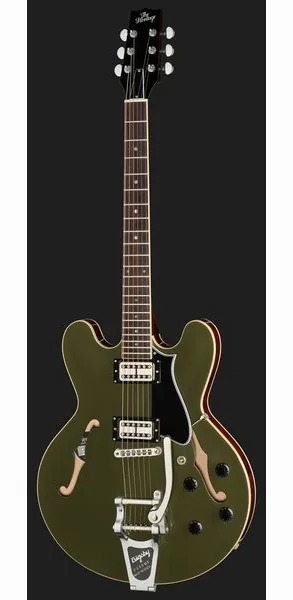 Heritage Guitar H-535 Std Lollatron/Bigsby ODB, detalj 2