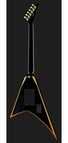 Jackson RRX24 Black with Yellow Bevels, detalj 3
