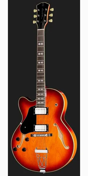 Larry Carlton H7F Tobacco Burst LH, detalj 2