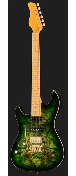 Larry Carlton S10 HSS Transparent Green LH, detalj 2