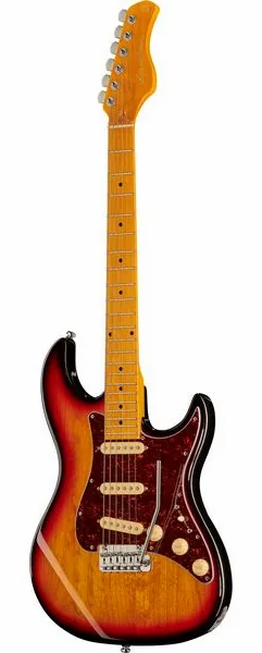Larry Carlton S5 3-Tone Sunburst forfra