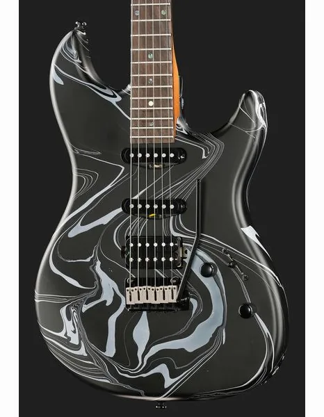 Larry Carlton S7 SW Black Swirl, detalj 4