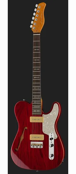 Larry Carlton T7TM See Through Red, detalj 2