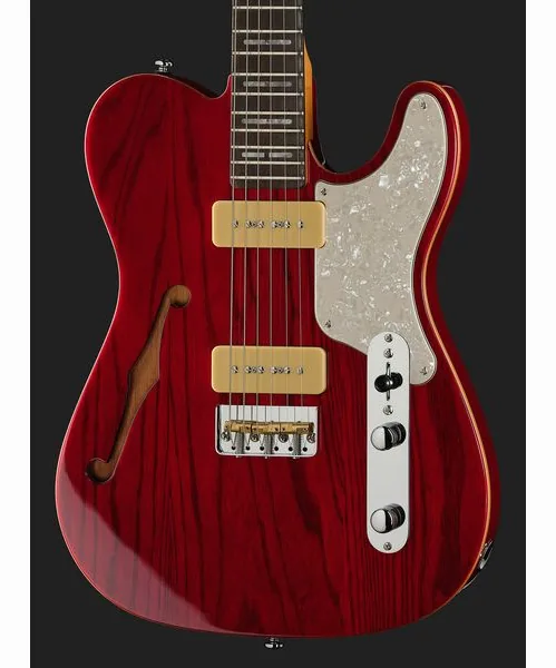 Larry Carlton T7TM See Through Red, detalj 4