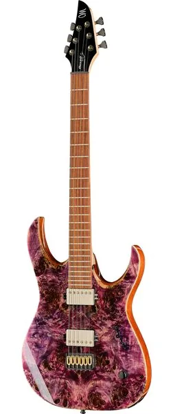 Mayones Guitars Duvell Elite 6 Purple NAMM'26 forfra