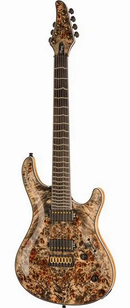 Mayones Guitars Regius Core 7 Trans Graphite forfra