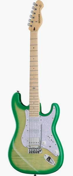 Mooer MSC30 Pro Guitar Lemon Green forfra