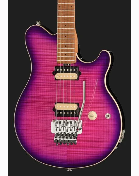 Music Man Axis Ollalieberry Flame, detalj 4