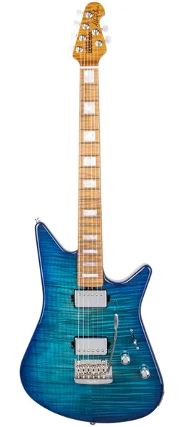 Music Man BFR Albert Lee HH Malibu Burst forfra
