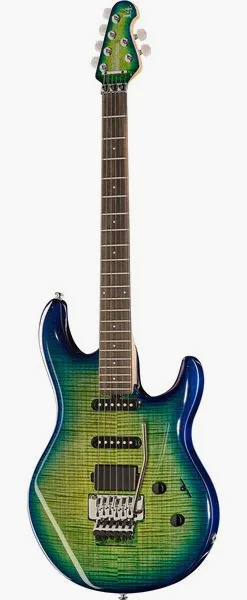 Music Man Luke IV HSS BFR Green Tide forfra