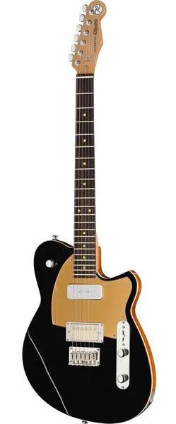 Reverend Charger H90 Midnight Black forfra