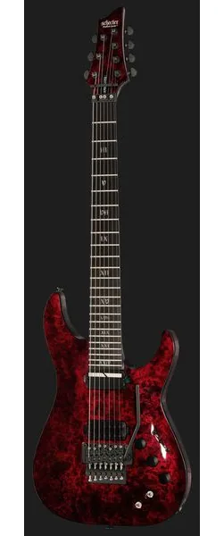 Schecter C-7 FR S Apocalypse Red Reign, detalj 2