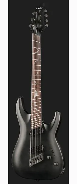 Schecter Damien 7 Multiscale SB, detalj 2