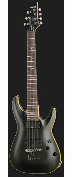 Schecter Demon 7-Satin Black, detalj 2
