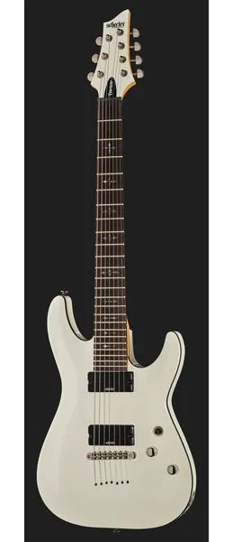 Schecter Demon 7 Vintage White, detalj 2