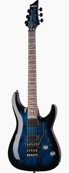 Schecter Omen Elite-6 FR STBB forfra