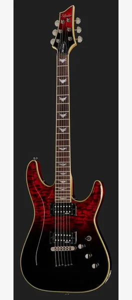 Schecter Omen Extreme 6 Blood Burst, detalj 2