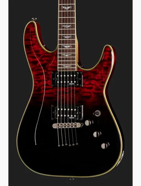 Schecter Omen Extreme 6 Blood Burst, detalj 4