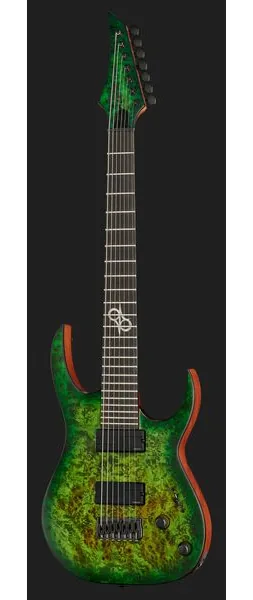 Solar Guitars S1.7AHLB Lime Burst Matte, detalj 2