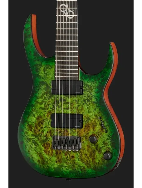 Solar Guitars S1.7AHLB Lime Burst Matte, detalj 4