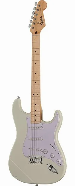 Squier Sonic Strat HT Arctic White forfra
