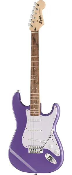 Squier Sonic Strat LRL Ultraviolet forfra