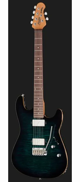 Sterling by Music Man Sabre Deep Blue Burst, detalj 2
