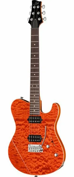 Suhr Oso Custom Orange Stain forfra